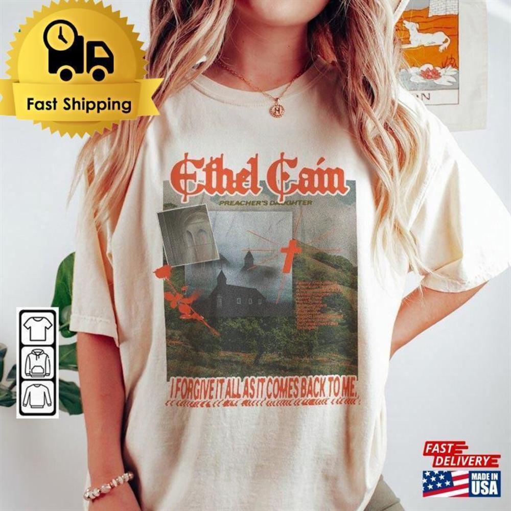 Ethel Cain Music Shirt Preachers Daughter Album 8 Unisex Classic